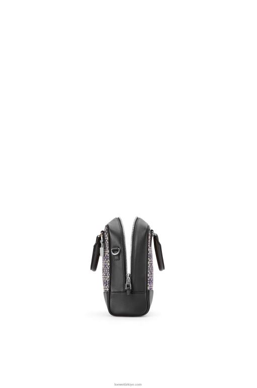 Loewe anagram jakarlı ve dana derisinde amazona 15 02600144 erkekler lacivert/siyah