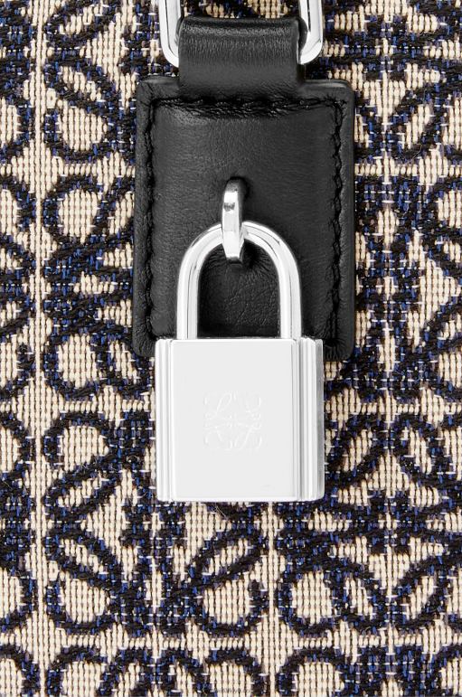 Loewe anagram jakarlı ve dana derisinde amazona 15 02600144 erkekler lacivert/siyah