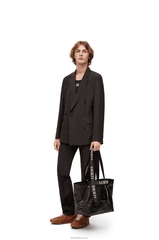 Loewe kağıt dana derisinde müşteri katlayın 0260068 erkekler siyah