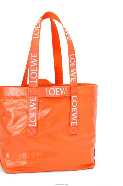 Loewe kağıt dana derisinde müşteri katlayın 0260069 erkekler turuncu
