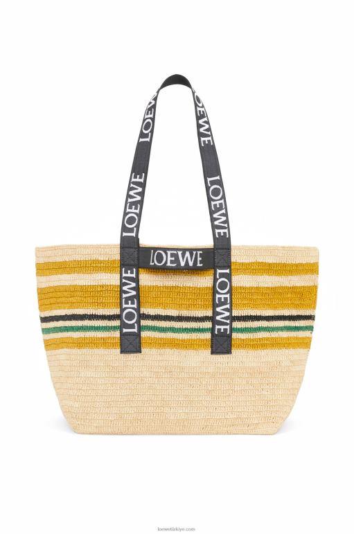 Loewe rafyada katlanır alışverişçi 0260016 erkekler çok renkli/siyah