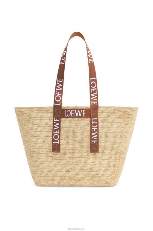 Loewe rafyada katlanır alışverişçi 0260038 erkekler doğal/ten rengi