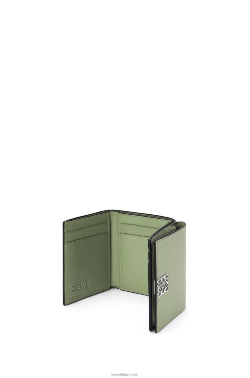 Loewe çakıl taneli dana derisinden anagram üç katlı cüzdan 026001247 kadınlar biberiye