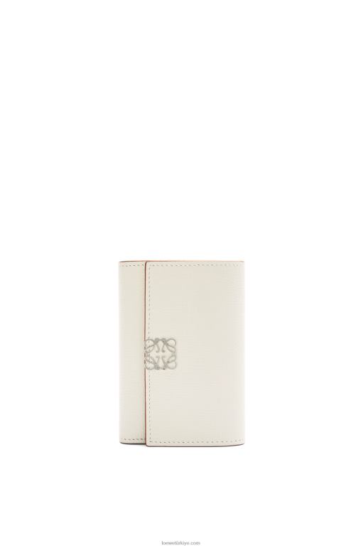 Loewe anagram çakıl taneli dana derisinden küçük dikey cüzdan 026001218 kadınlar hafif hayalet