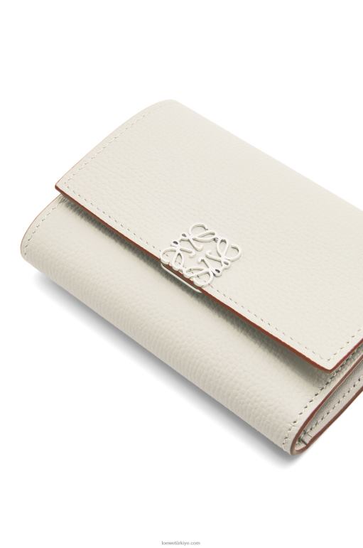 Loewe anagram çakıl taneli dana derisinden küçük dikey cüzdan 026001218 kadınlar hafif hayalet