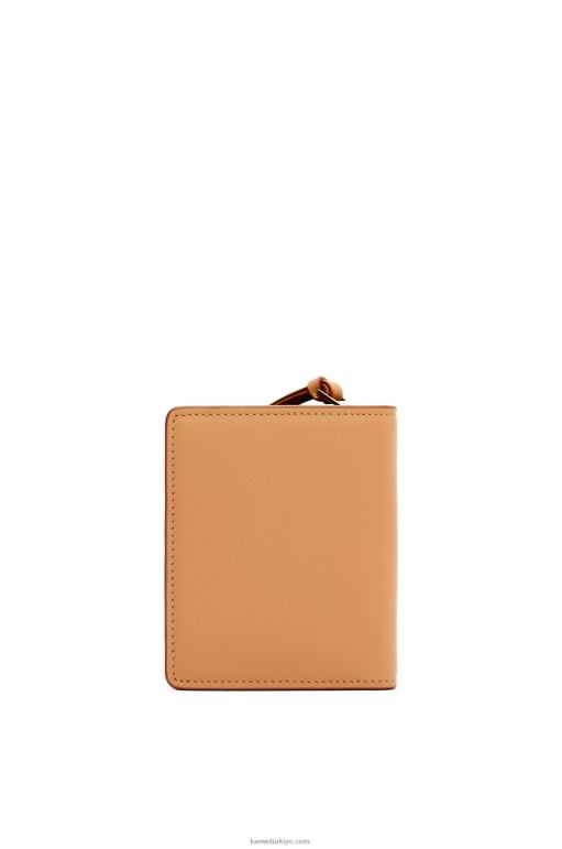 Loewe klasik buzağı kurbağa kompakt fermuarlı cüzdan 026001305 kadınlar sıcak çöl