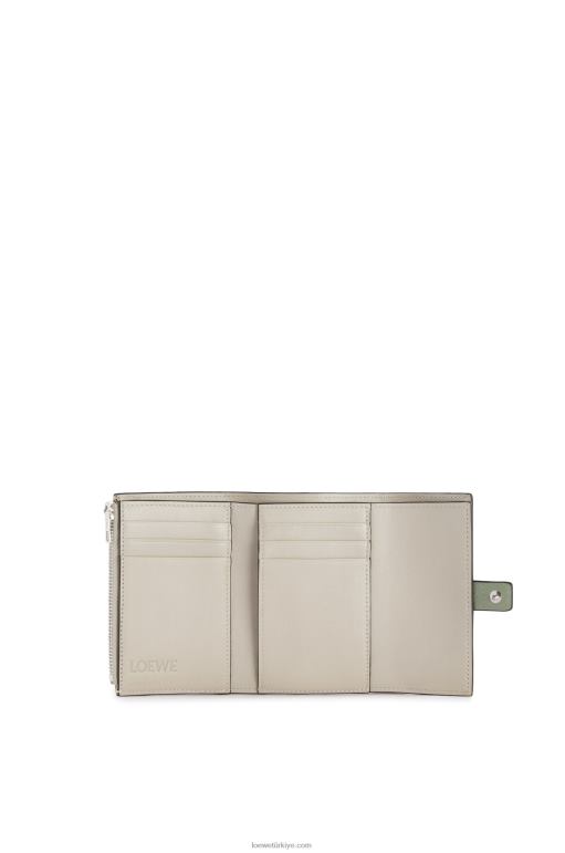 Loewe yumuşak damarlı dana derisinden küçük dikey cüzdan 026001225 kadınlar biberiye/tan