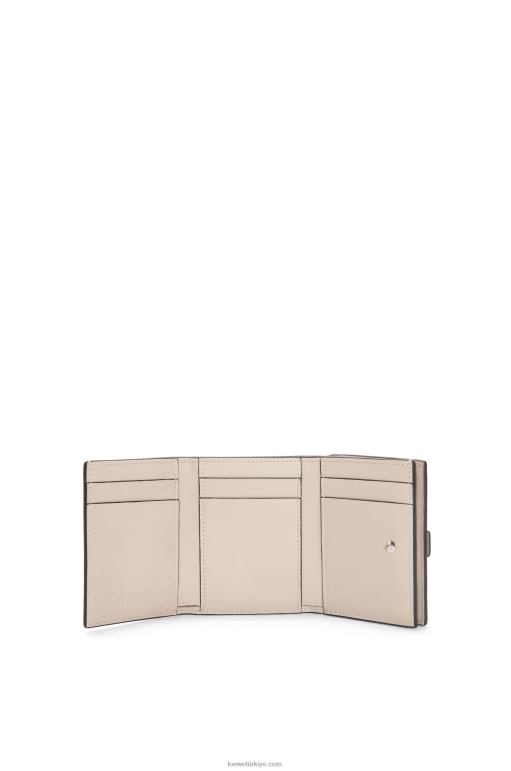 Loewe yumuşak damarlı dana derisinden üç katlı cüzdan 026001223 kadınlar biberiye/tan