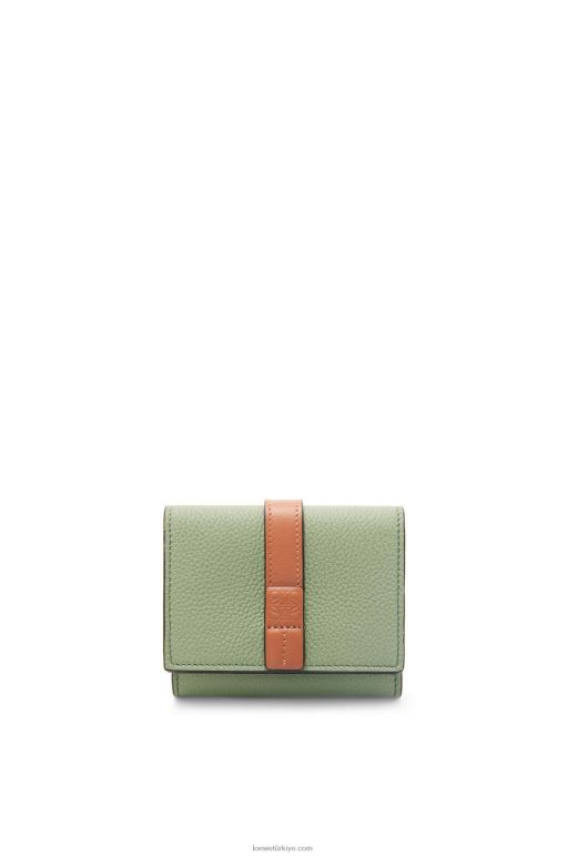 Loewe yumuşak damarlı dana derisinden üç katlı cüzdan 026001314 kadınlar biberiye/tan