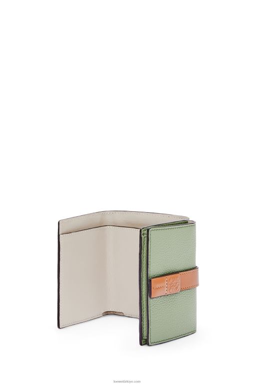 Loewe yumuşak damarlı dana derisinden üç katlı cüzdan 026001314 kadınlar biberiye/tan