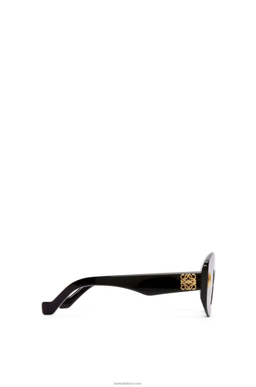 Loewe asetat güneş gözlüğü 026001429 kadınlar siyah