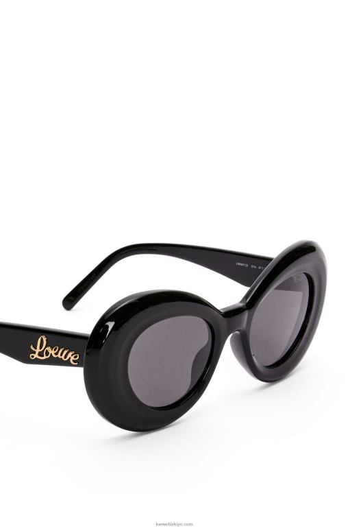 Loewe asetat güneş gözlüğü 026001436 kadınlar siyah