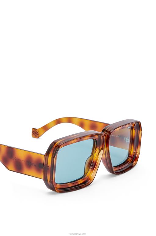 Loewe paula\'s ibiza dalış maskesi güneş gözlüğü 026001472 kadınlar hafif havana