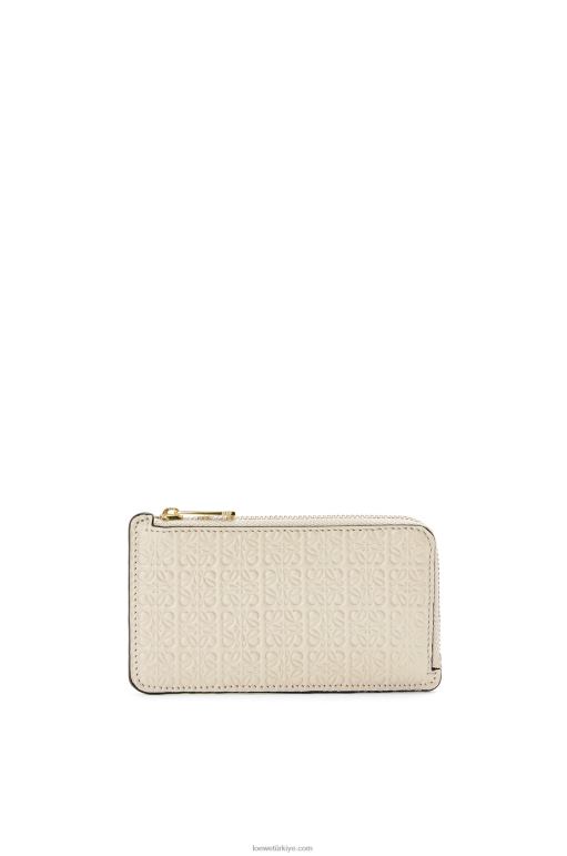Loewe Kabartmalı ipek dana derisinde tekrarlayan jetonlu kartlık 026001345 kadınlar hafif yulaf