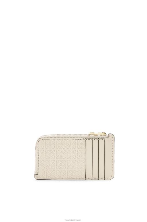Loewe Kabartmalı ipek dana derisinde tekrarlayan jetonlu kartlık 026001345 kadınlar hafif yulaf