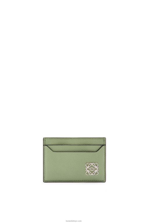 Loewe çakıl taneli dana derisinde anagram düz kartlık 026001355 kadınlar biberiye