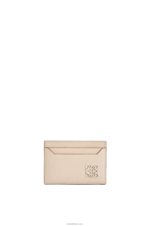 Loewe çakıl taneli dana derisinde anagram düz kartlık 026001356 kadınlar hafif hayalet