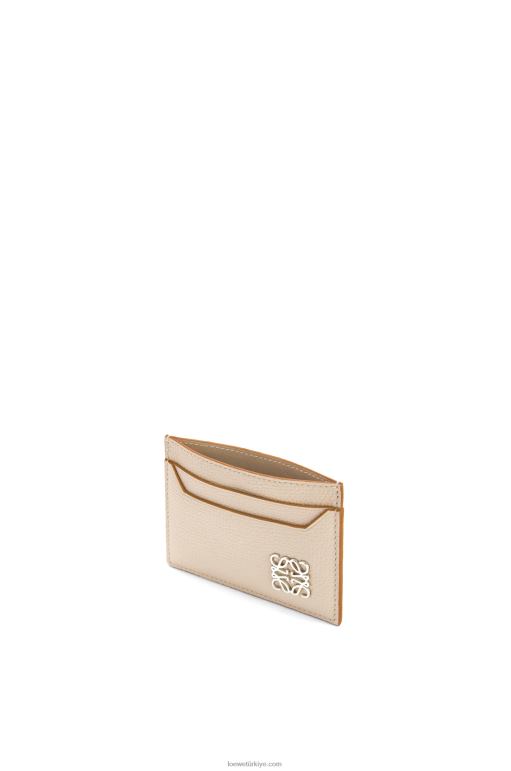Loewe çakıl taneli dana derisinde anagram düz kartlık 026001356 kadınlar hafif hayalet
