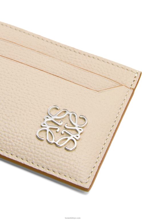 Loewe çakıl taneli dana derisinde anagram düz kartlık 026001356 kadınlar hafif hayalet
