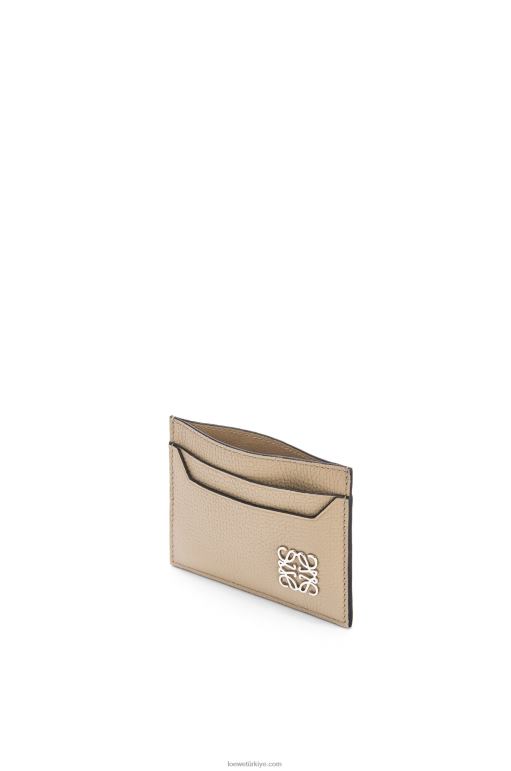 Loewe çakıl taneli dana derisinde anagram düz kartlık 026001357 kadınlar kum