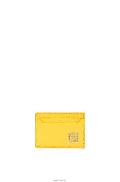 Loewe çakıl taneli dana derisinde anagram düz kartlık 026001402 kadınlar limon