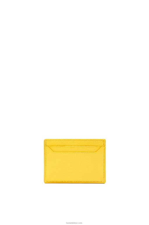 Loewe çakıl taneli dana derisinde anagram düz kartlık 026001402 kadınlar limon