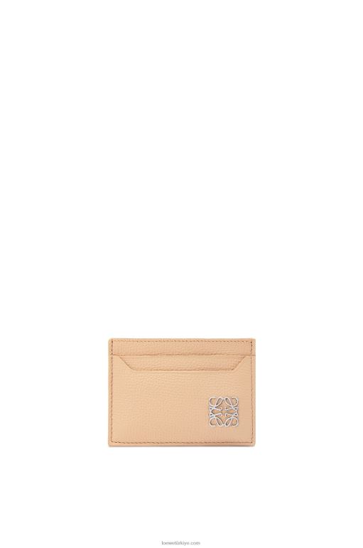 Loewe çakıl taneli dana derisinde anagram düz kartlık 026001403 kadınlar çıplak