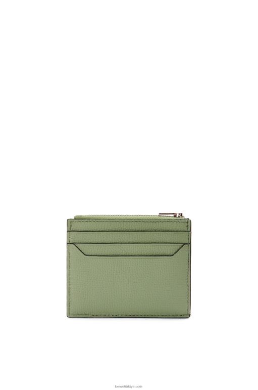 Loewe çakıl taneli dana derisinde anagram kare fermuarlı kartlık 026001398 kadınlar biberiye