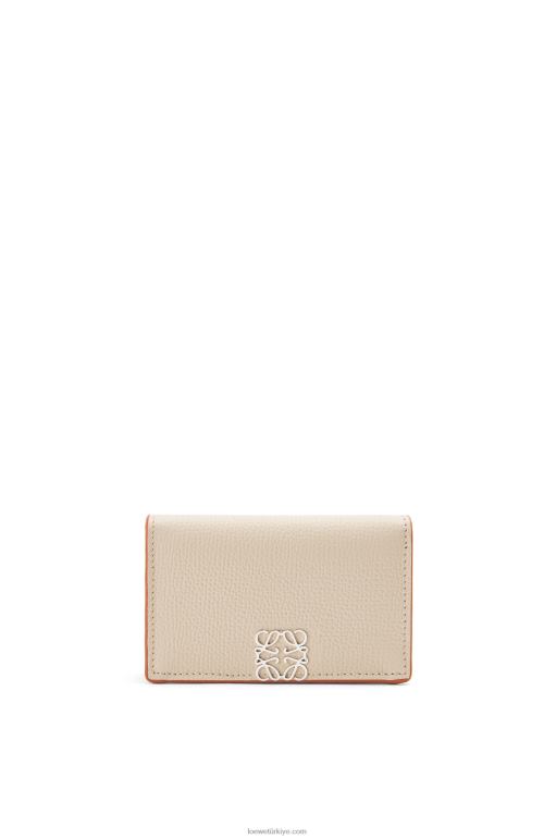 Loewe çakıl taneli dana derisinden anagram kartvizit sahibi 026001349 kadınlar hafif hayalet