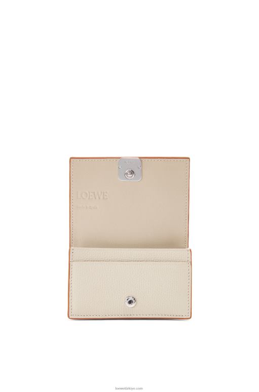 Loewe çakıl taneli dana derisinden anagram kartvizit sahibi 026001349 kadınlar hafif hayalet