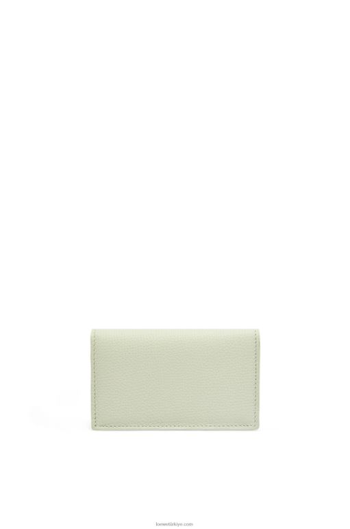 Loewe çakıl taneli dana derisinden anagram kartvizit sahibi 026001350 kadınlar hafif seladonlar
