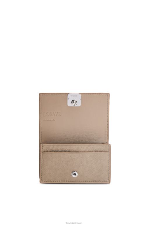 Loewe çakıl taneli dana derisinden anagram kartvizit sahibi 026001351 kadınlar kum