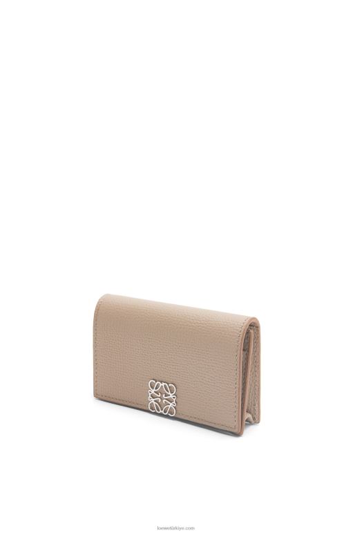 Loewe çakıl taneli dana derisinden anagram kartvizit sahibi 026001351 kadınlar kum
