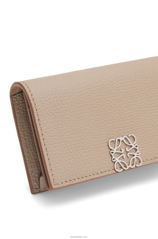 Loewe çakıl taneli dana derisinden anagram kartvizit sahibi 026001351 kadınlar kum