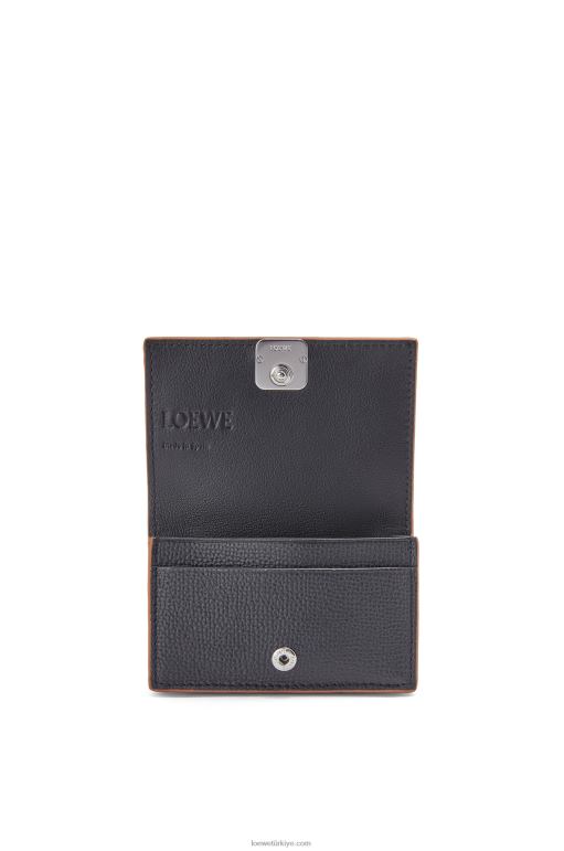 Loewe çakıl taneli dana derisinden anagram kartvizit sahibi 026001352 kadınlar siyah