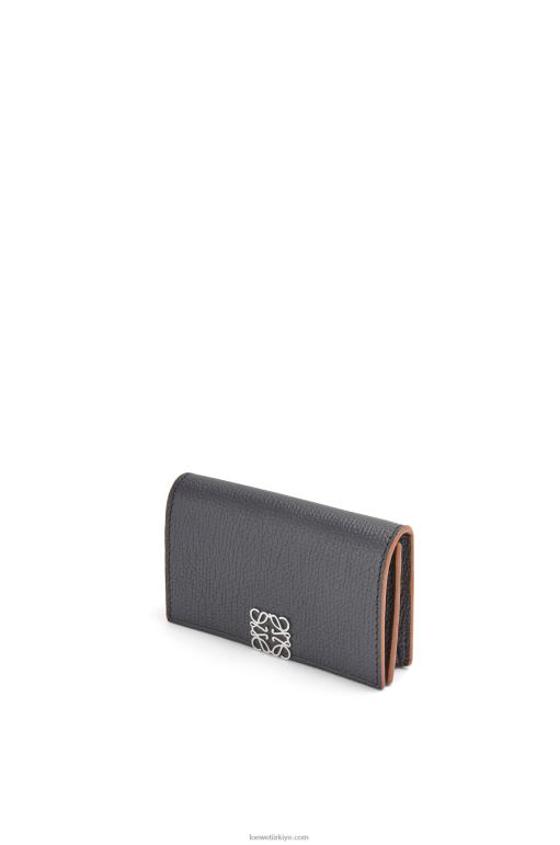 Loewe çakıl taneli dana derisinden anagram kartvizit sahibi 026001352 kadınlar siyah