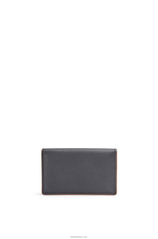 Loewe çakıl taneli dana derisinden anagram kartvizit sahibi 026001352 kadınlar siyah