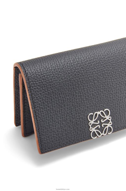 Loewe çakıl taneli dana derisinden anagram kartvizit sahibi 026001352 kadınlar siyah