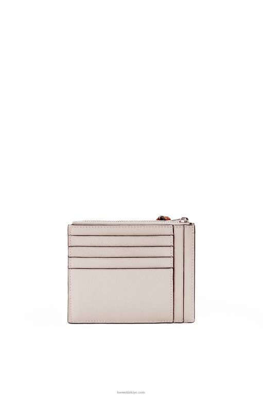 Loewe klasik dana derisinde marka jetonlu kartlık 026001420 kadınlar hafif yulaf/tan