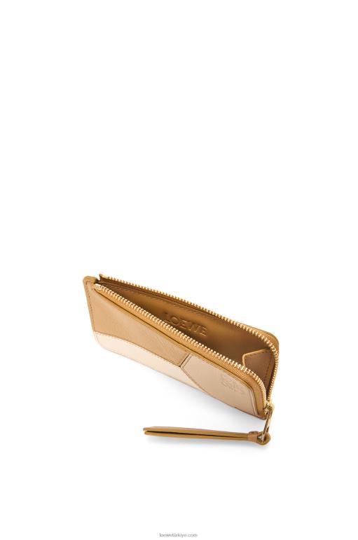 Loewe klasik dana derisinden yapboz jetonlu kartlık 026001326 kadınlar angora/tozlu bej