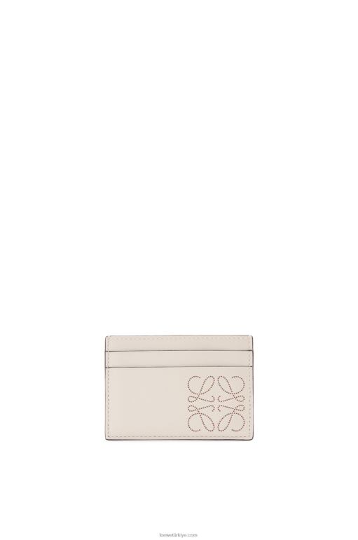 Loewe marka düz kart sahibi 026001387 kadınlar hafif yulaf/tan