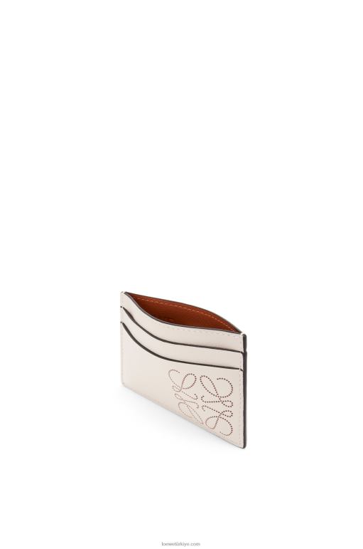 Loewe marka düz kart sahibi 026001387 kadınlar hafif yulaf/tan