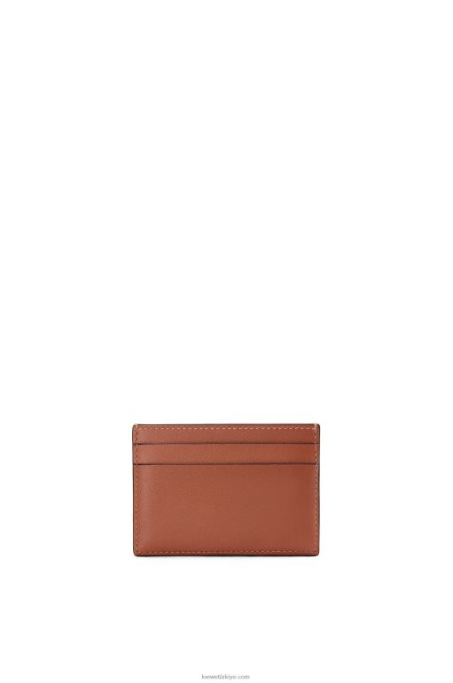 Loewe marka düz kart sahibi 026001388 kadınlar ten rengi/koyu sarı