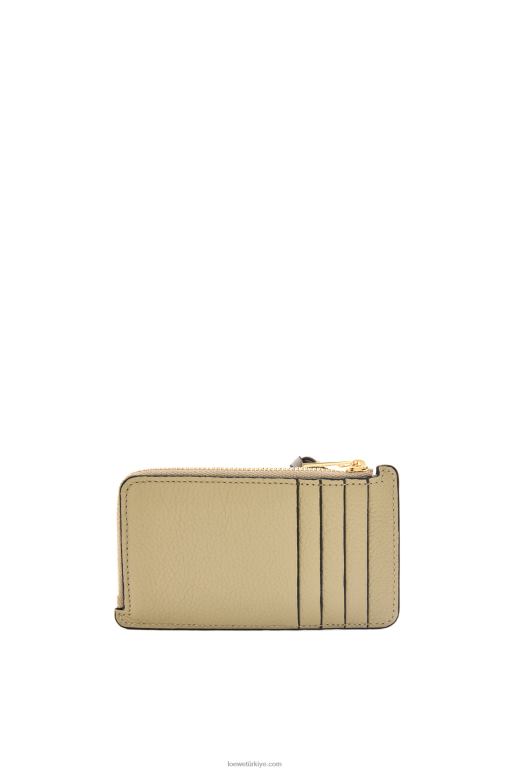 Loewe yumuşak damarlı dana derisinden jetonlu kartlık 026001329 kadınlar adaçayı yeşili/koyu haki yeşili