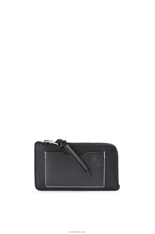 Loewe yumuşak damarlı dana derisinden jetonlu kartlık 026001339 kadınlar siyah