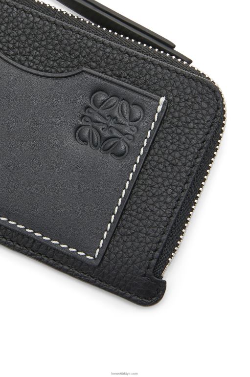 Loewe yumuşak damarlı dana derisinden jetonlu kartlık 026001339 kadınlar siyah