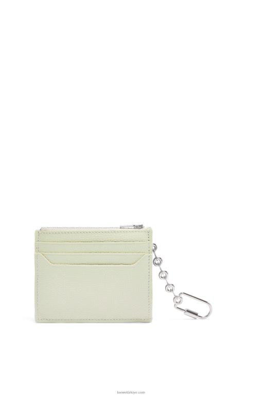 Loewe zincirli çakıl taneli dana derisinden anagram kare kartlık 026001417 kadınlar hafif seladonlar