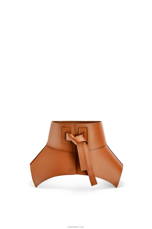 Loewe nappa\'da obi kemeri 026001153 kadınlar bronzlaşmak