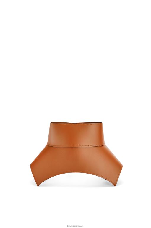 Loewe nappa\'da obi kemeri 026001153 kadınlar bronzlaşmak