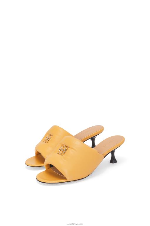 Loewe anagram kuzu postu yastıklı katır 02600753 kadınlar çöl